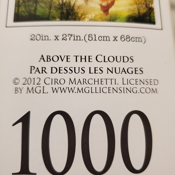 Collectable Ciro Marchetti Holographic Puzzle with Castle Design - 1000 Pieces - Picture 7 of 10